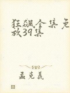 狂飙全集免费播放39集