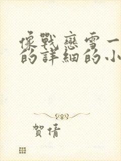 像战恋雪一样写的详细的小说