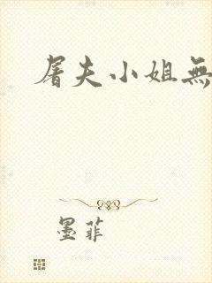 屠夫小姐无删减封面