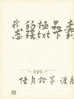 我的极品老婆方志强txt下载