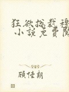 狂欲总裁穆非雪 小说免费阅读