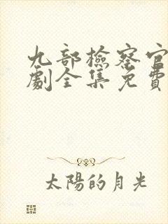 九部检察官电视剧全集免费