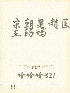 宋朝是赵匡胤建立的吗