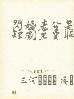 闪婚老公是总裁短剧免费版