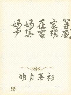 妈妈在家等你多少集电视剧封面