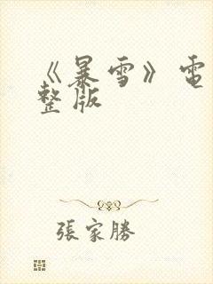 《暴雪》电影完整版