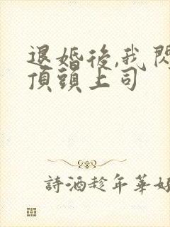 退婚后,我闪婚顶头上司