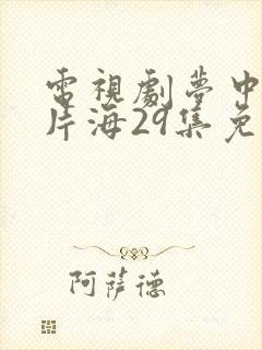 电视剧梦中的那片海29集免费观看封面