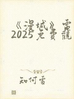《漫城》电视剧2025免费观看