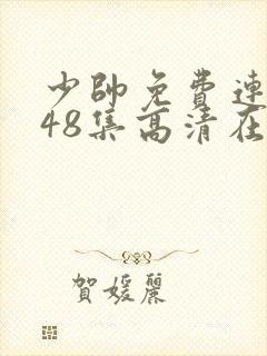 少帅免费连续剧48集高清在线观看