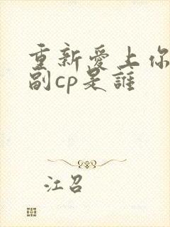 重新爱上你泰剧副cp是谁