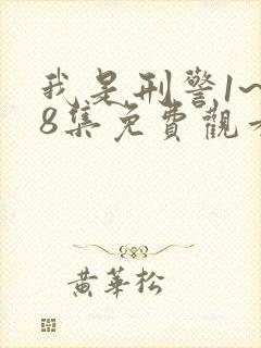 我是刑警1~38集免费观看全集