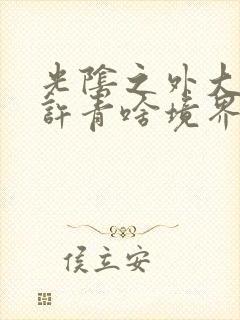 光阴之外大结局许青啥境界