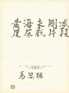 黄海未删减大尺度床戏片段