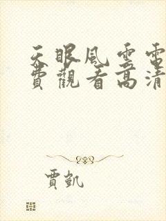 天眼风云电影免费观看高清