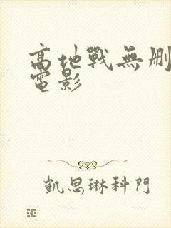 高地战无删减版电影