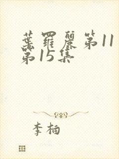 叶罗丽第11季第15集