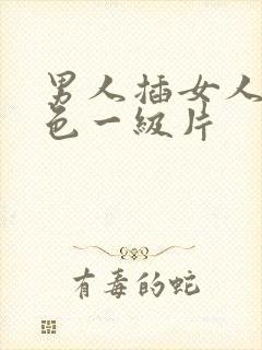 男人插女人的黄色一级片