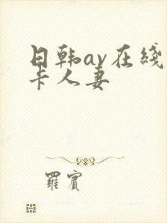 日韩av在线不卡人妻