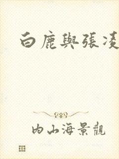 白鹿与张凌赫封面