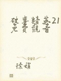 破事精英21集免费观看