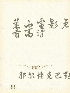 叶山电影免费观看高清