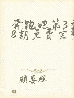 奔跑吧第3季第8期免费完整版