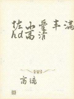 佐山爱丰满人妻hd高清