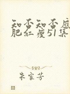 知否知否应是绿肥红瘦51集封面