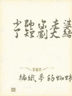 少帅你老婆又跑了短剧大结局封面