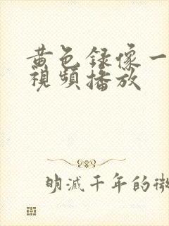 黄色录像一级片视频播放封面