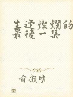 生逢灿烂的日子最后一集