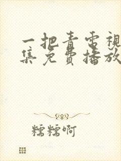 一把青电视剧全集免费播放