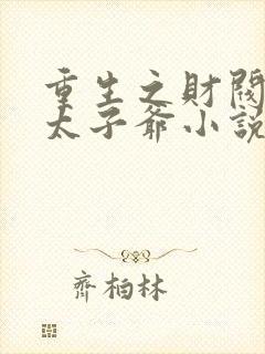 重生之财阀家的太子爷小说观看