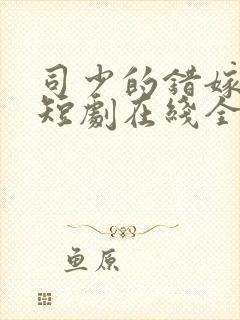 司少的错嫁新娘短剧在线全集免费