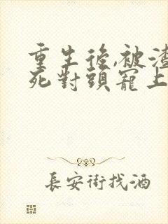 重生后,被渣男死对头宠上天 阅读