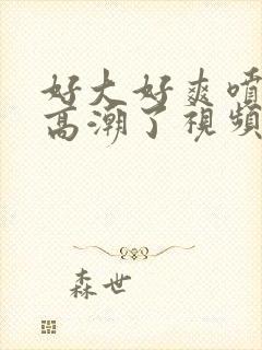 好大好爽喷水了高潮了视频