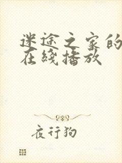 迷途之家的姐姐在线播放