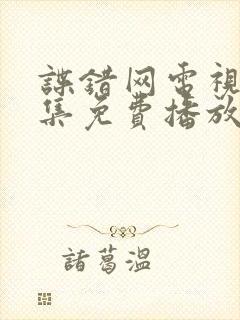 谍错网电视剧全集免费播放封面