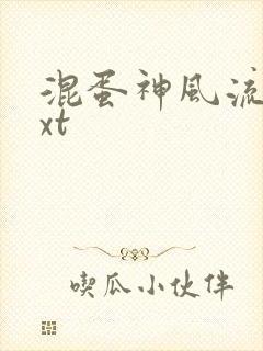 混蛋神风流史txt