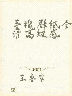 手机壁纸全屏高清高级感