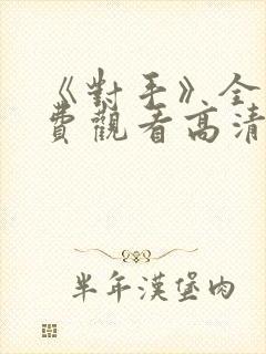 《对手》全集免费观看高清完整版封面