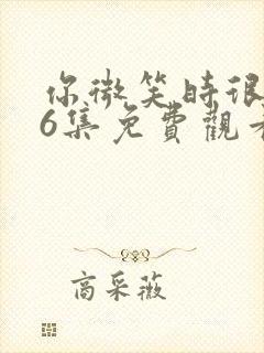 你微笑时很美26集免费观看封面