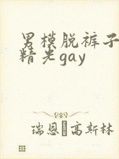 男模脱裤子全身精光gay