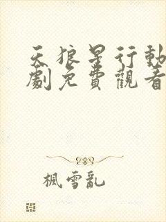 天狼星行动电视剧免费观看全集