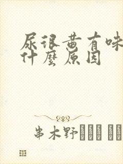 尿很黄有味道是什么原因