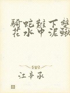 骑蛇难下双金银花水中泥鳅双男主