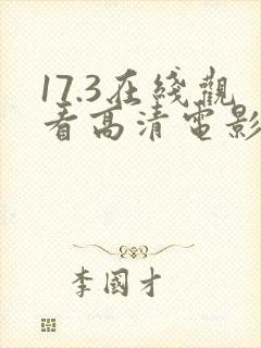 17.3在线观看高清电影免费封面