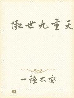 傲世九重天小说