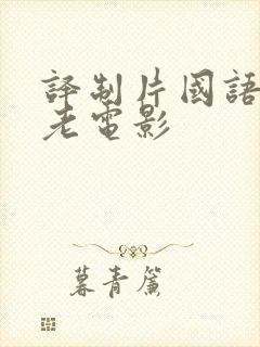 译制片国语配音老电影